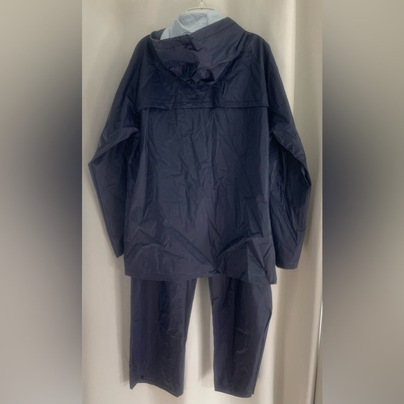 Tingley Blue Rain Suit Unisex/Adult,  Zip Front Jacket w/Pants, Vented, Size M - Picture 2 of 14